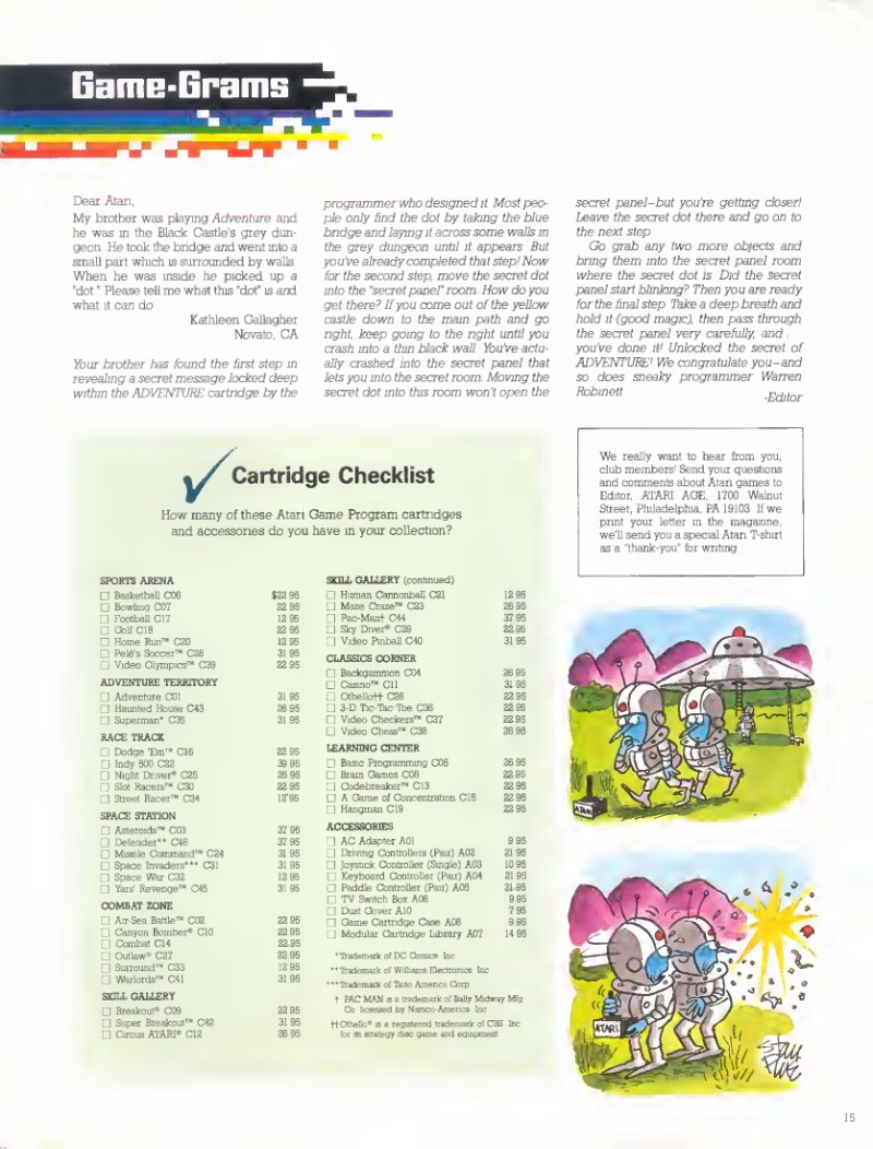 Atari Age - Volume 1 Number 1 - May-June 1982 — page 16