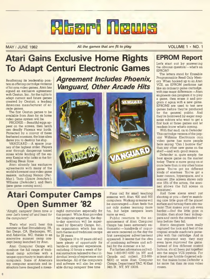 Atari Age - Volume 1 Number 1 - May-June 1982 — page 6