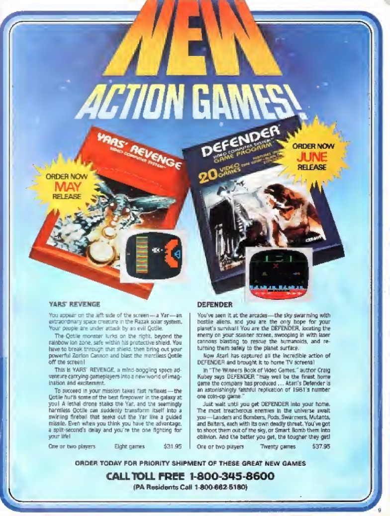 Atari Age - Volume 1 Number 1 - May-June 1982 — page 9