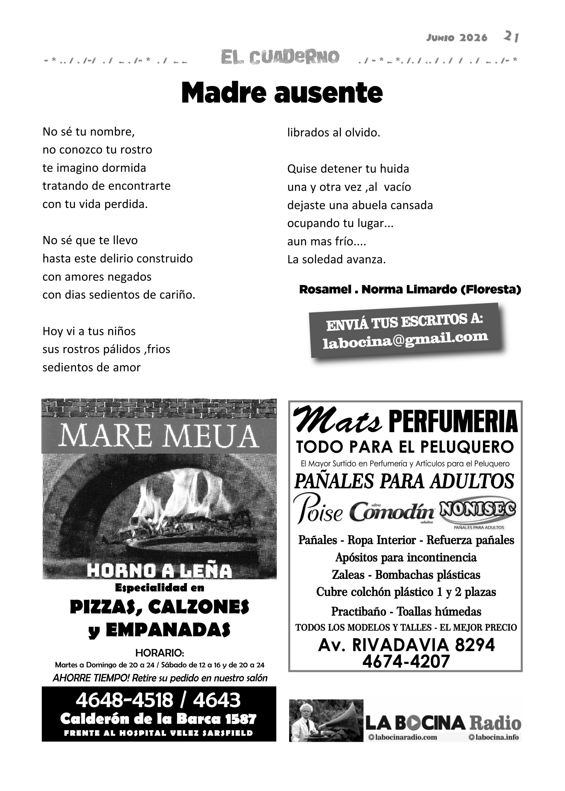 La Bocina N° 454 - Junio 2026 — page 21