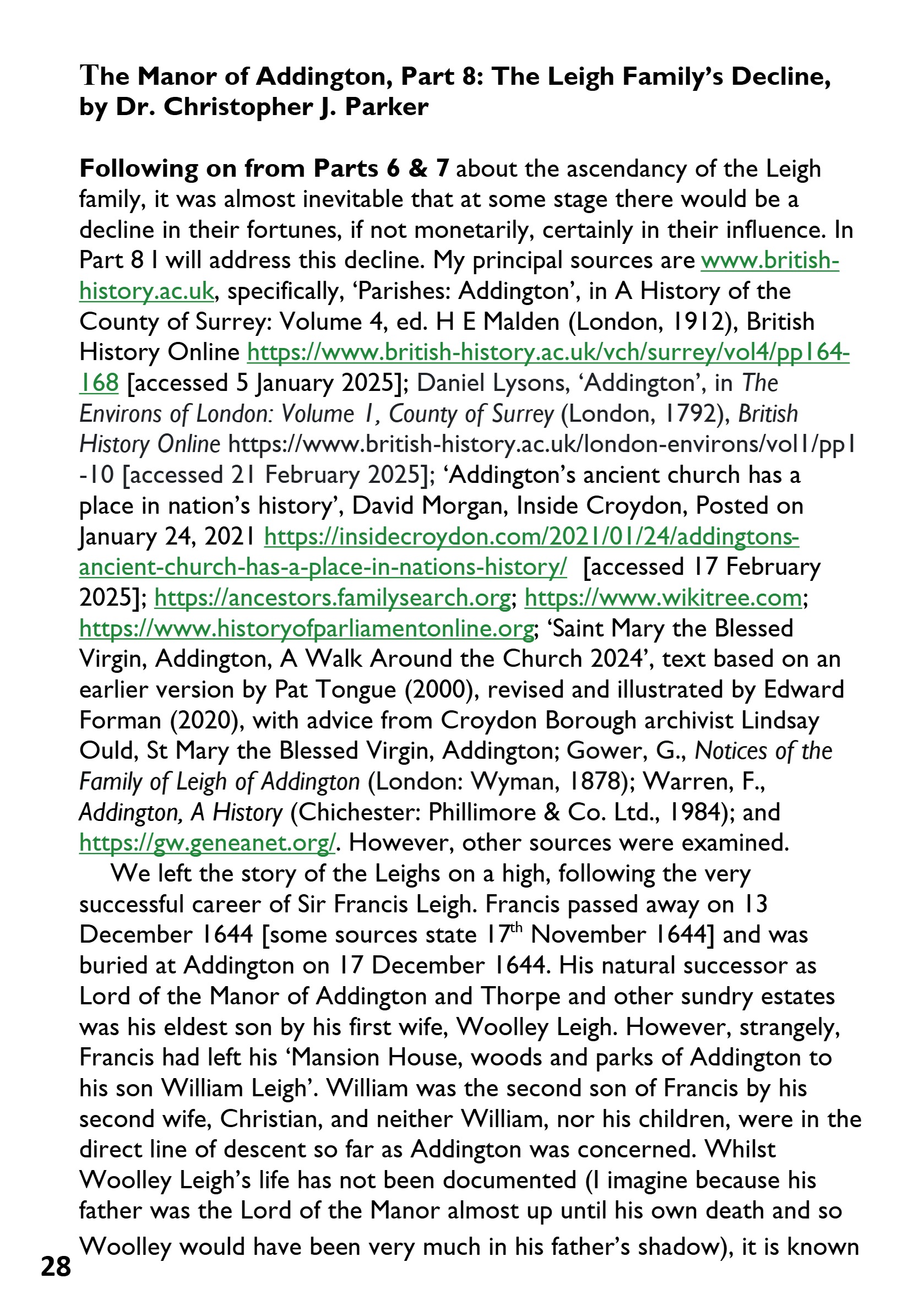 St Mary the Blessed Virgin Parish Magazine June 2026 — page 28