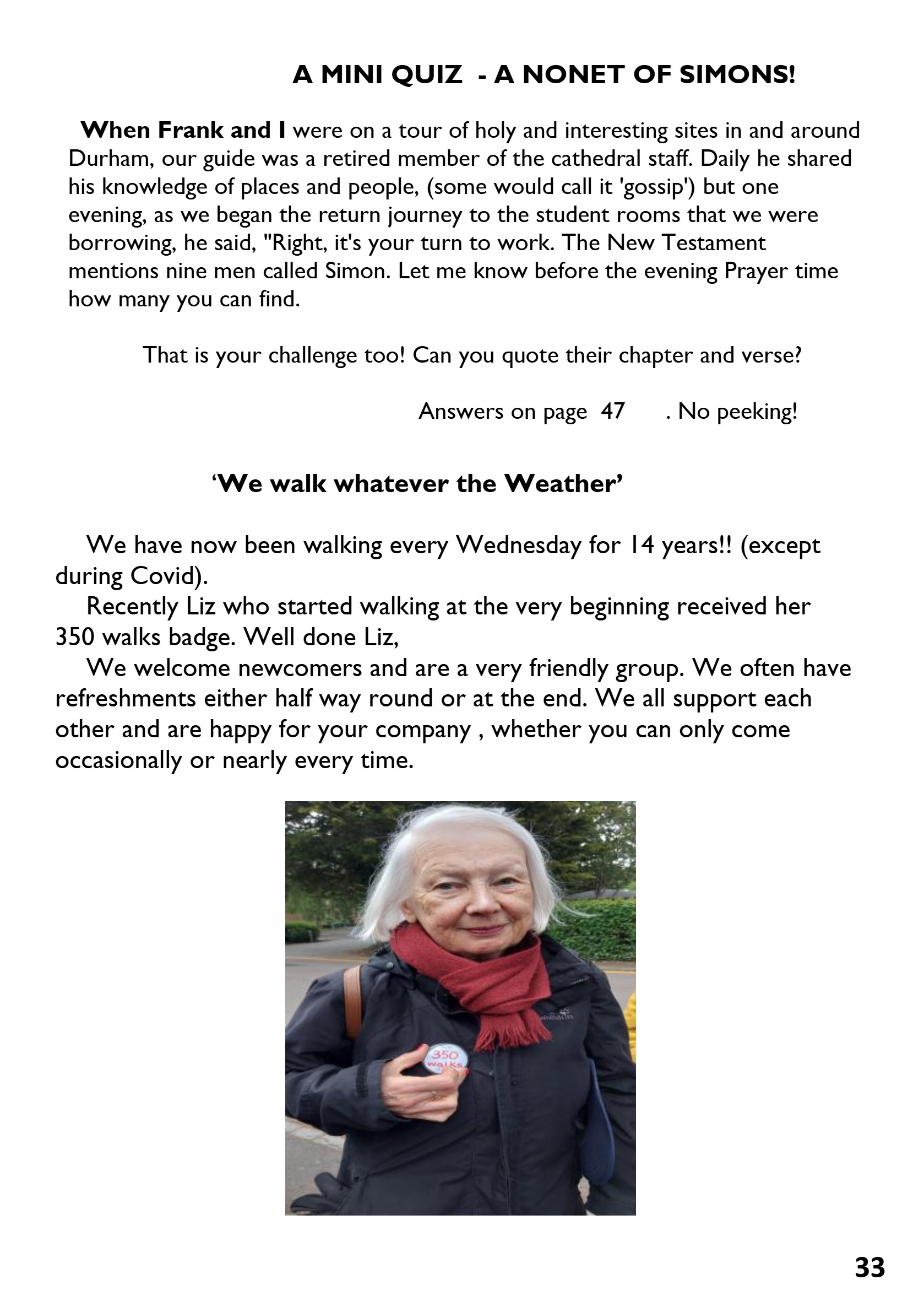 St Mary the Blessed Virgin Parish Magazine June 2026 — page 33