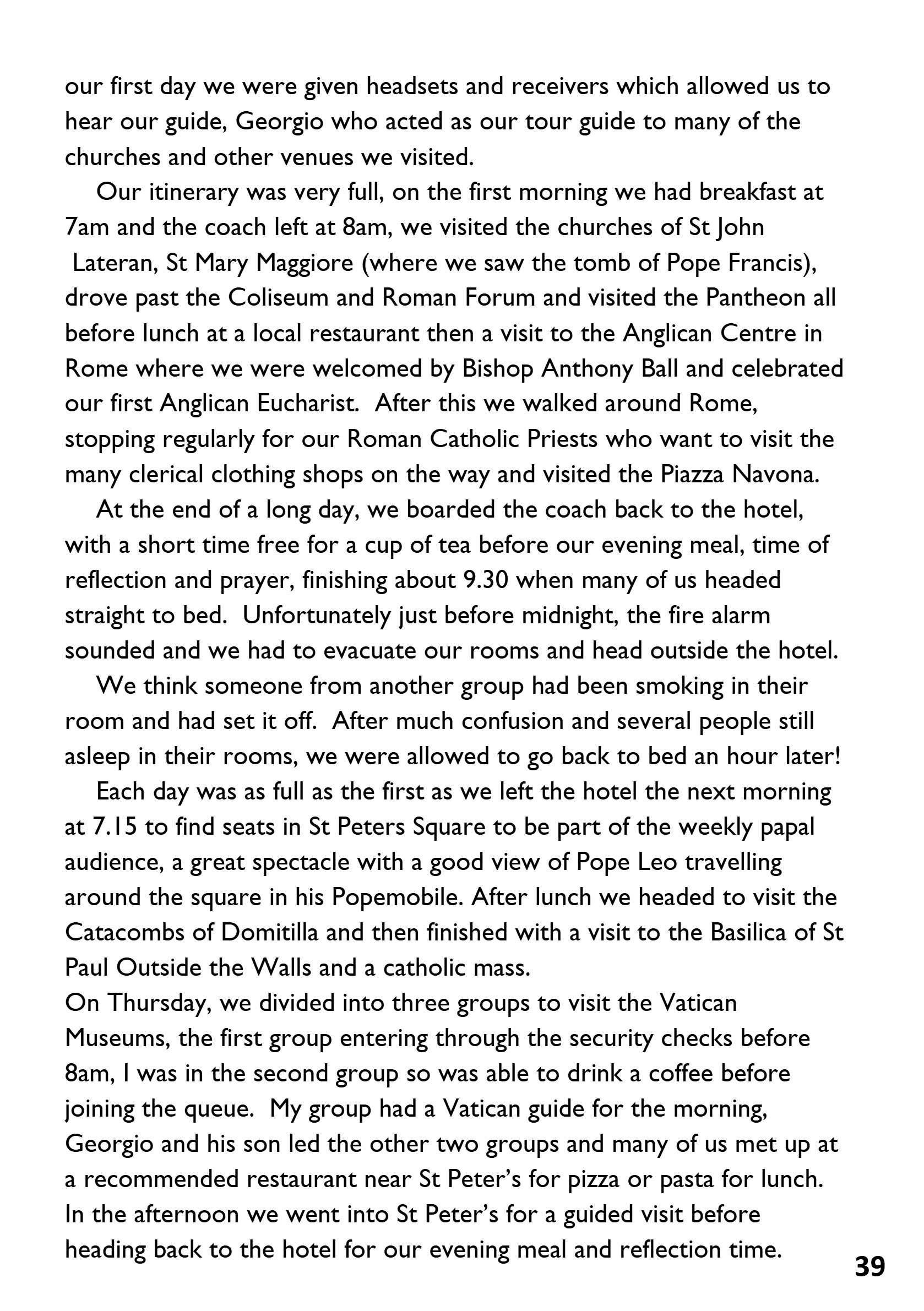 St Mary the Blessed Virgin Parish Magazine June 2026 — page 39