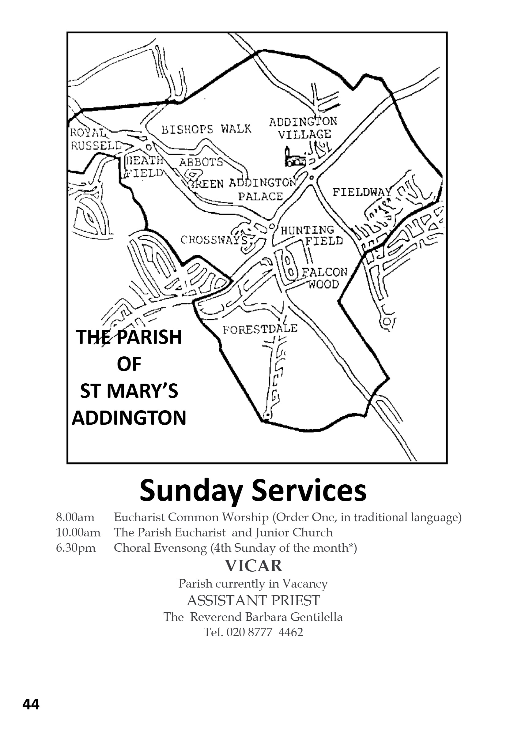 St Mary the Blessed Virgin Parish Magazine June 2026 — page 44