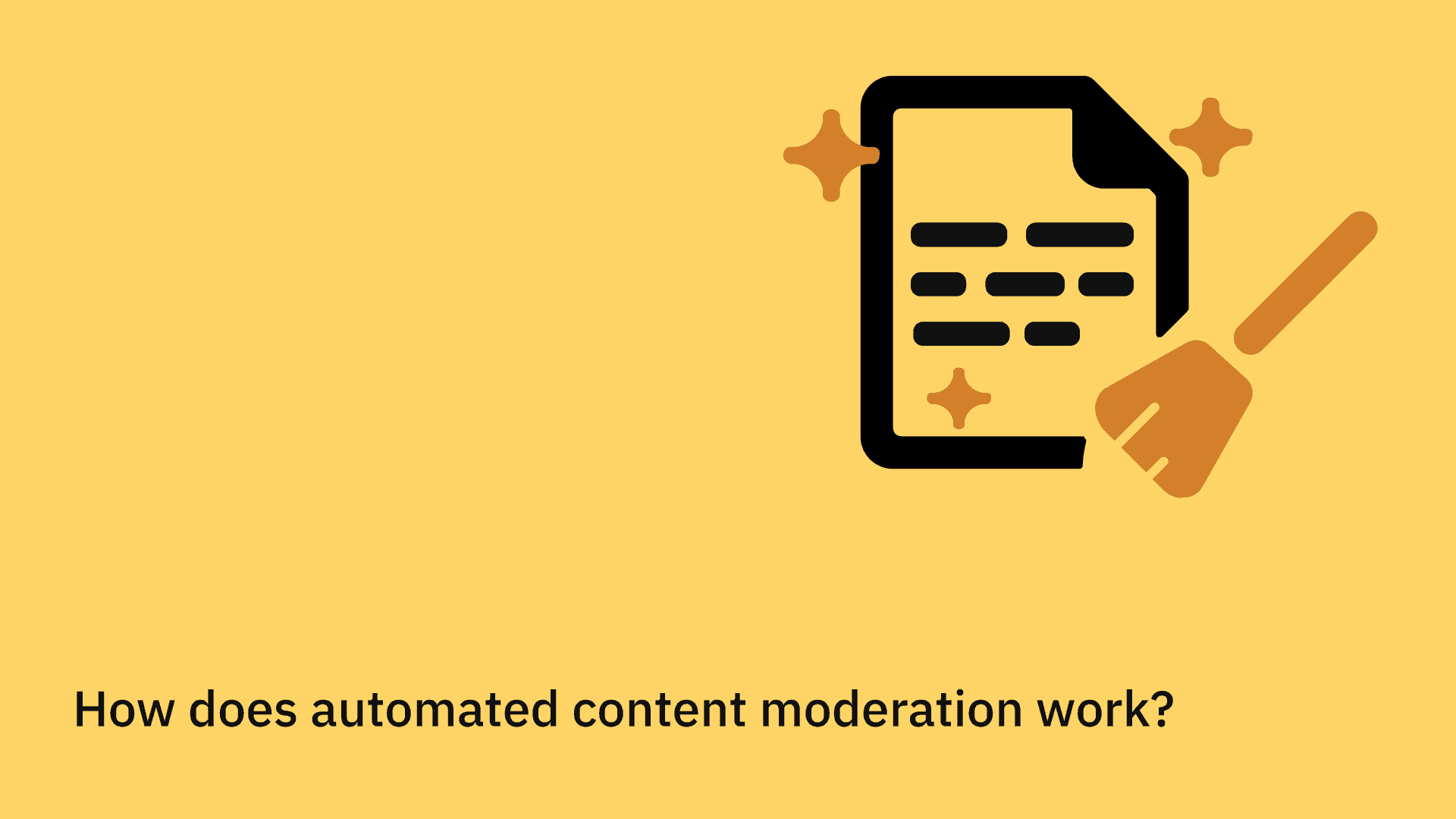 How Automated Content Moderation Works