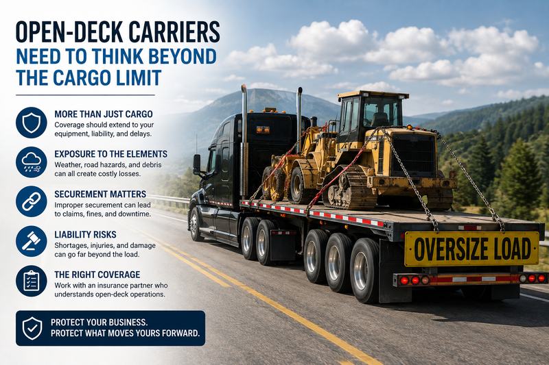 Open-deck carriers face risks that go far beyond the cargo limit