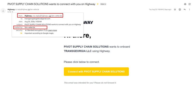 Fake Highway Fraud