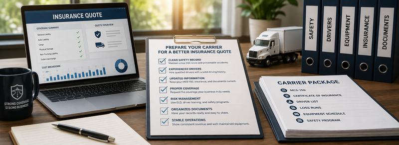 Preparing for a better trucking insurance quote starts before renewal