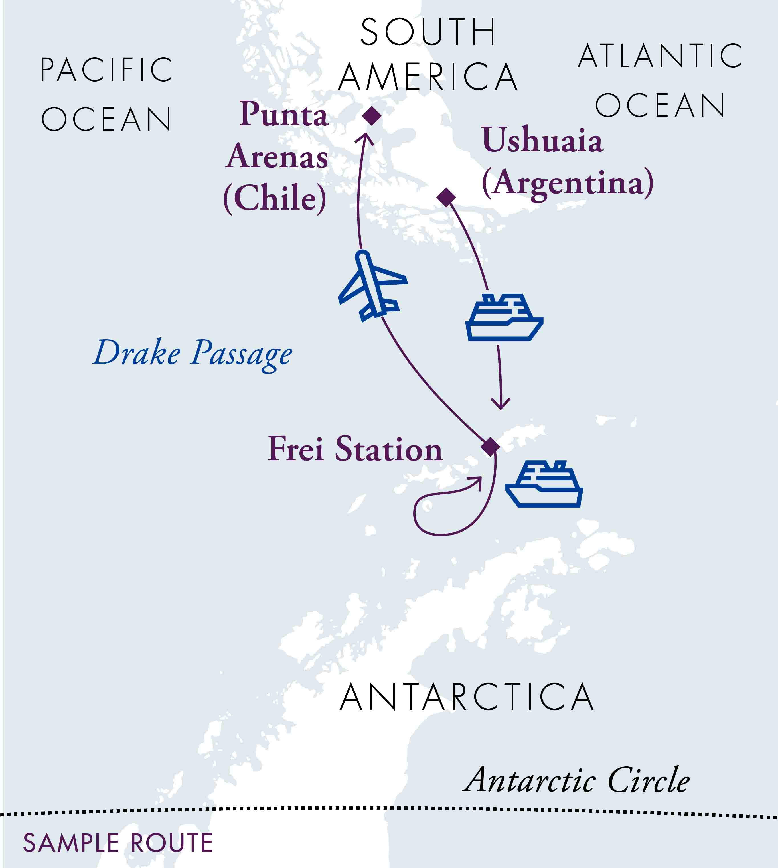 Antarctica Express Air-Cruise