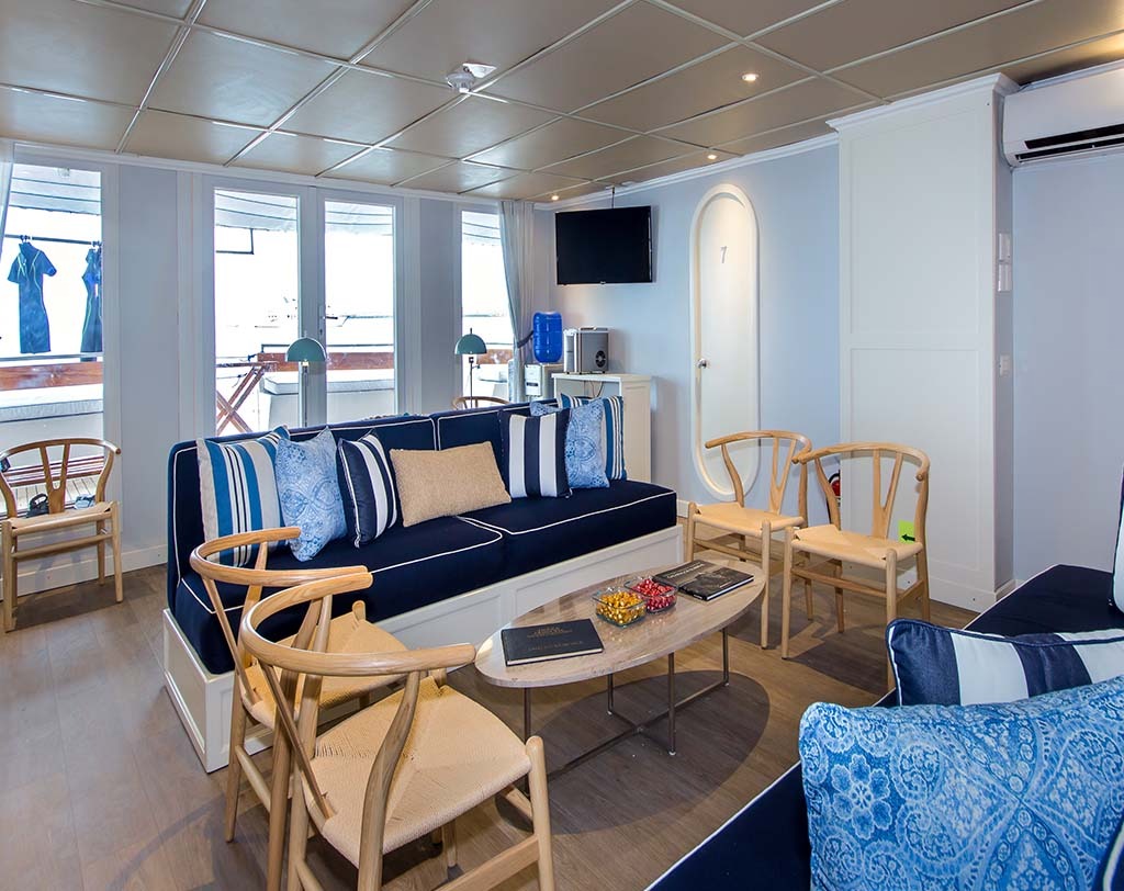 Living area | Archipel 1 Catamaran