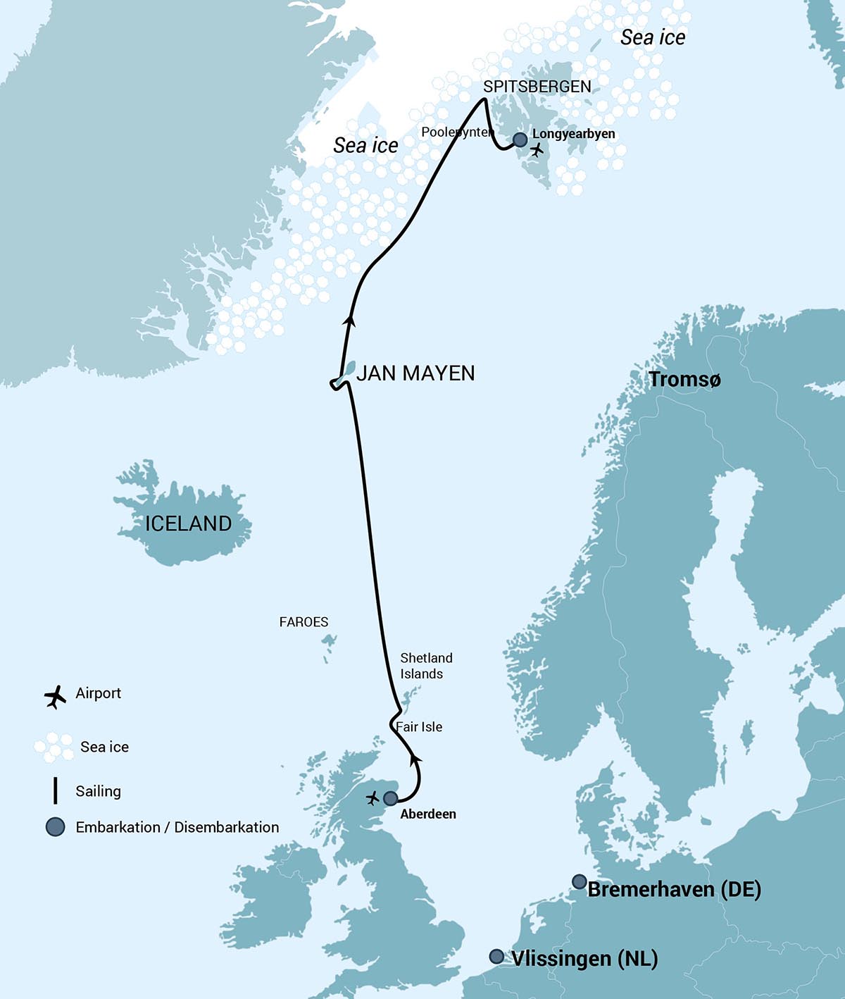 Arctic Ocean Expedition, Fair Isle - Jan Mayen - Ice Edge - Spitsbergen - Birding
