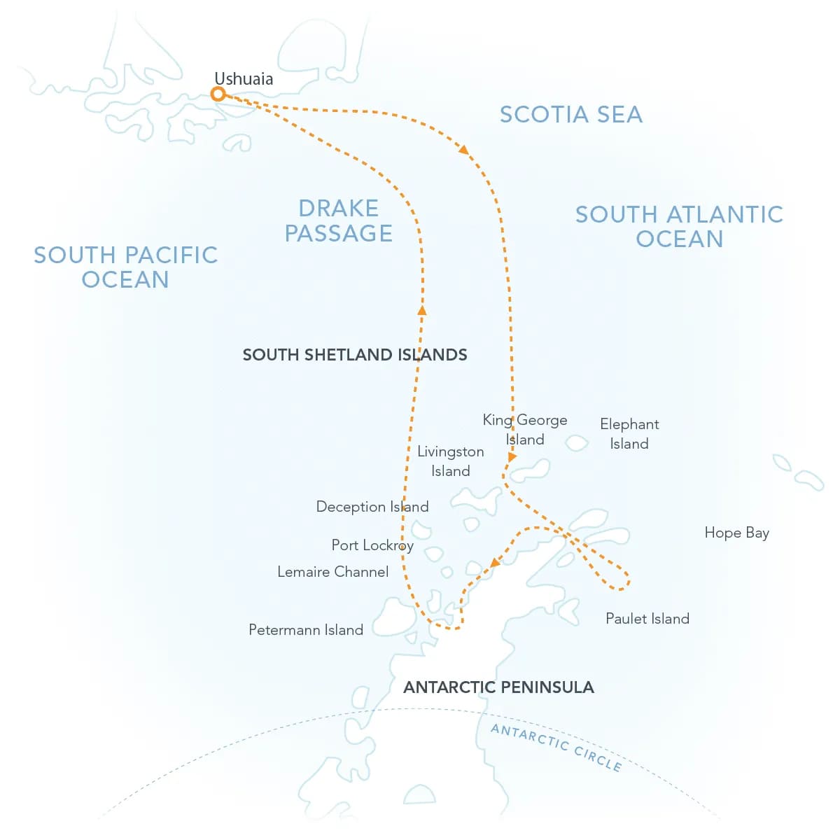 Christmas in Antarctica | Map