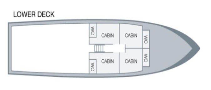 Lower deck | M/Y Eden