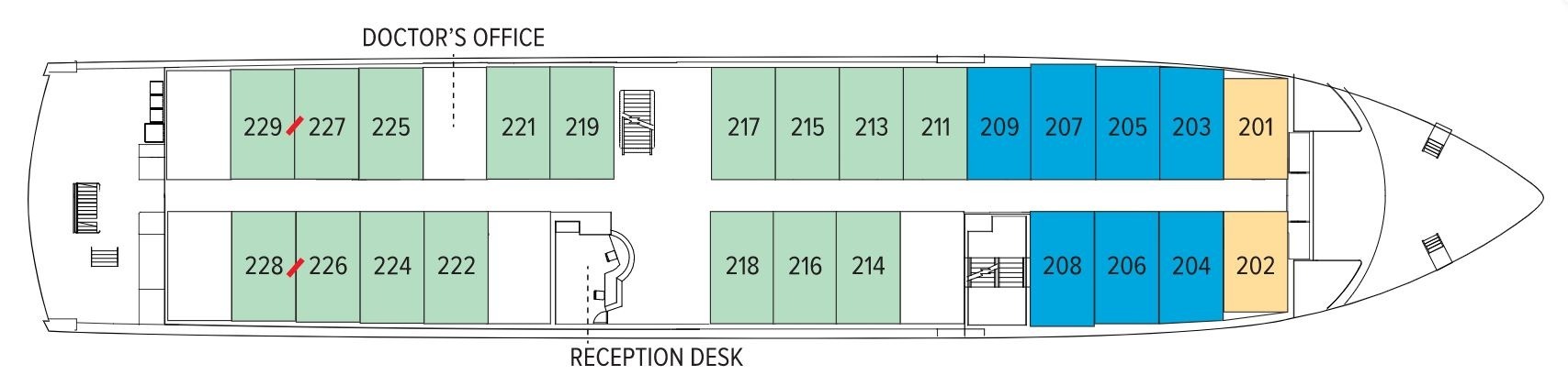 National Geographic Endeavour II | Deck plan