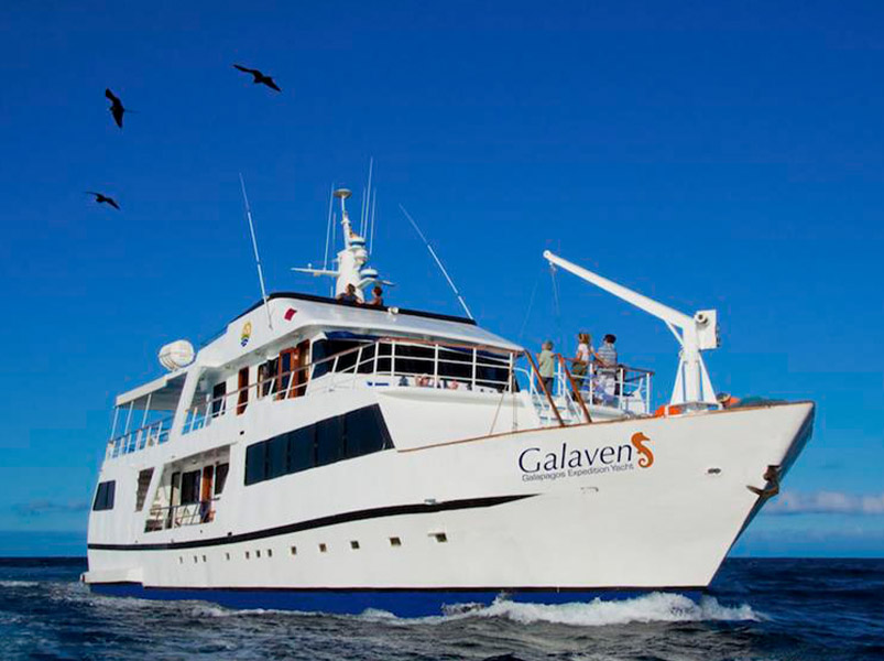 Itinerary A - Galaven Yacht | Galaven | Galapagos Tours