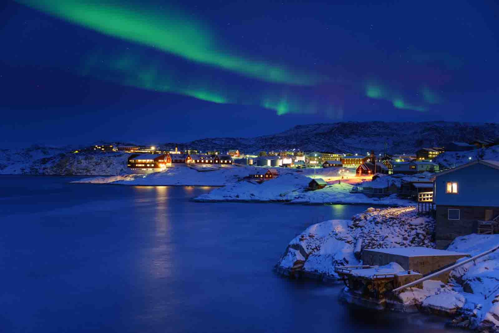 East Greenland, Scoresby Sund - Aurora Borealis