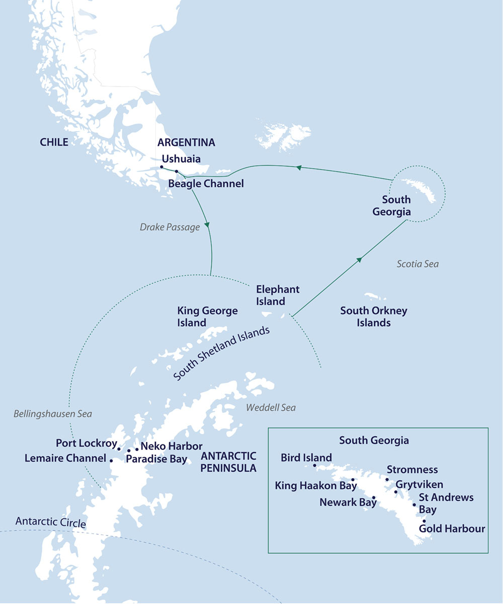 In Shackleton’s Footsteps | Map