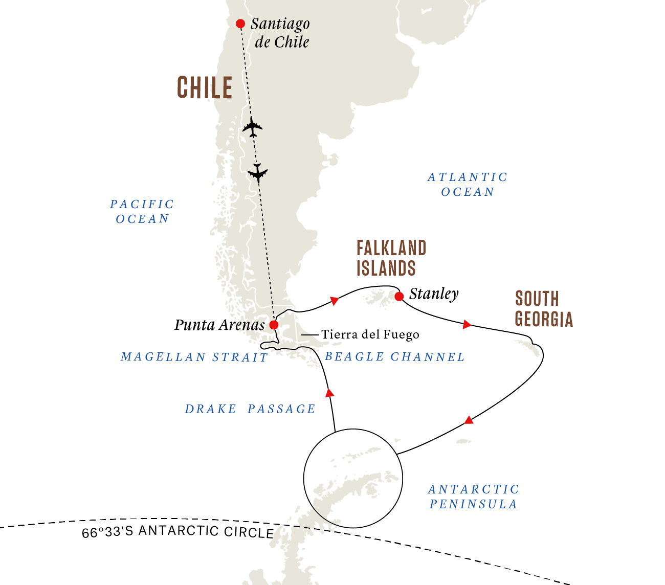 In-Depth Antarctica, Falklands & South Georgia Expedition