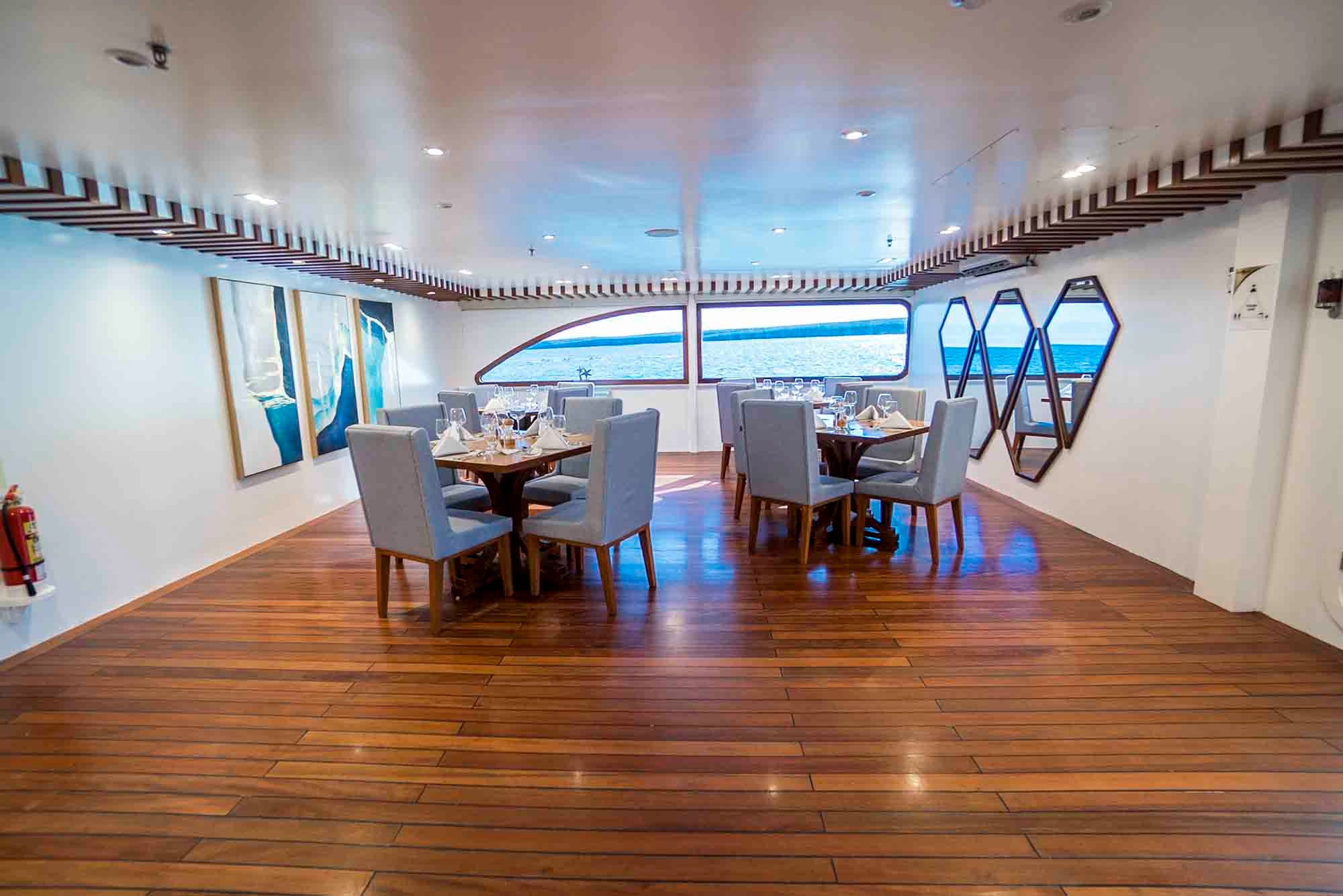 Dining area | Ocean Spray Catamaran