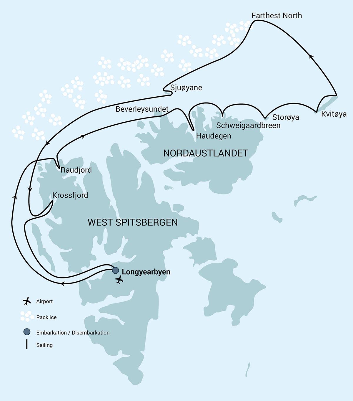 North Spitsbergen - Kvitoya - Farthest North