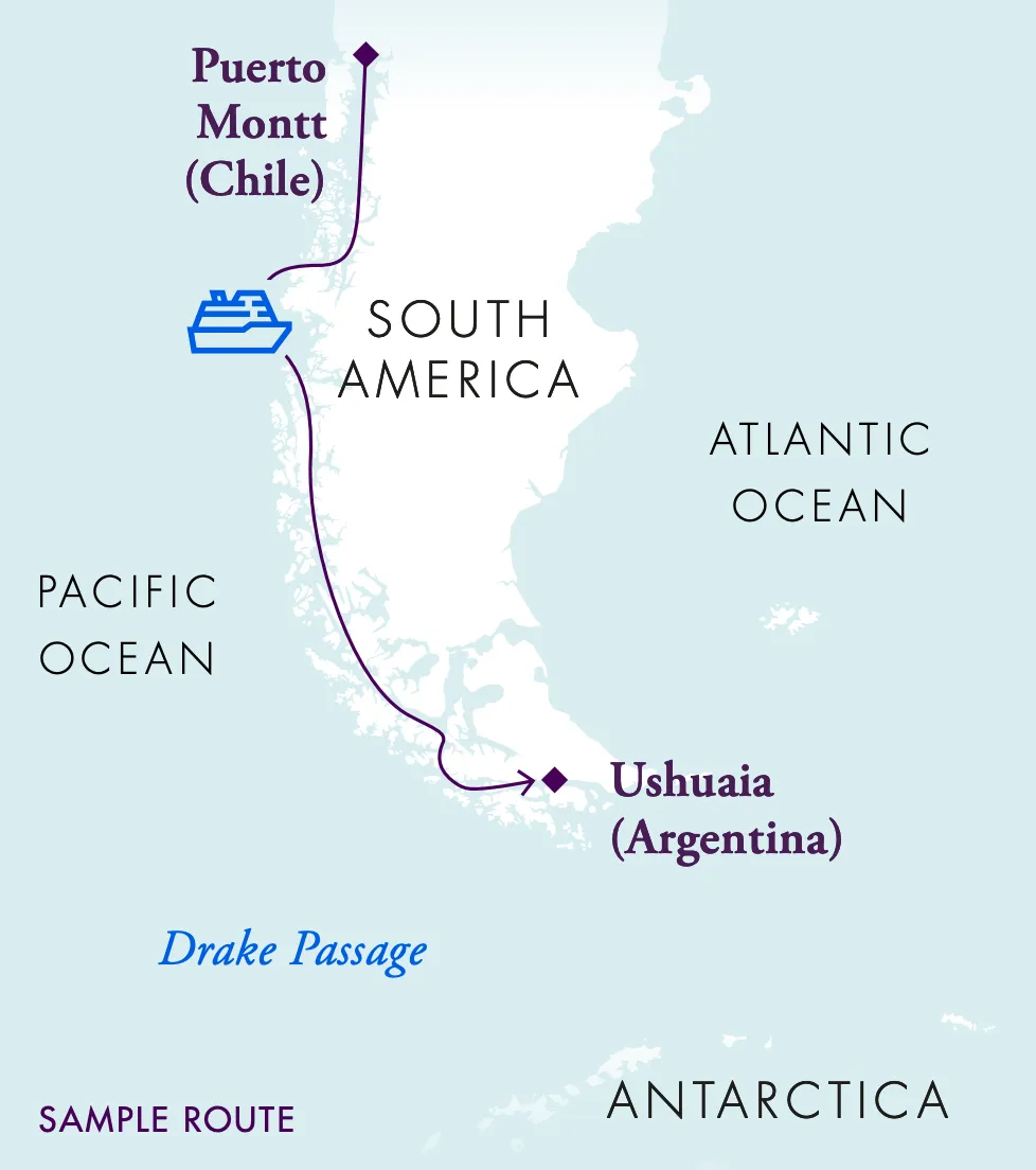 Patagonia & Chilean Fjords | Map