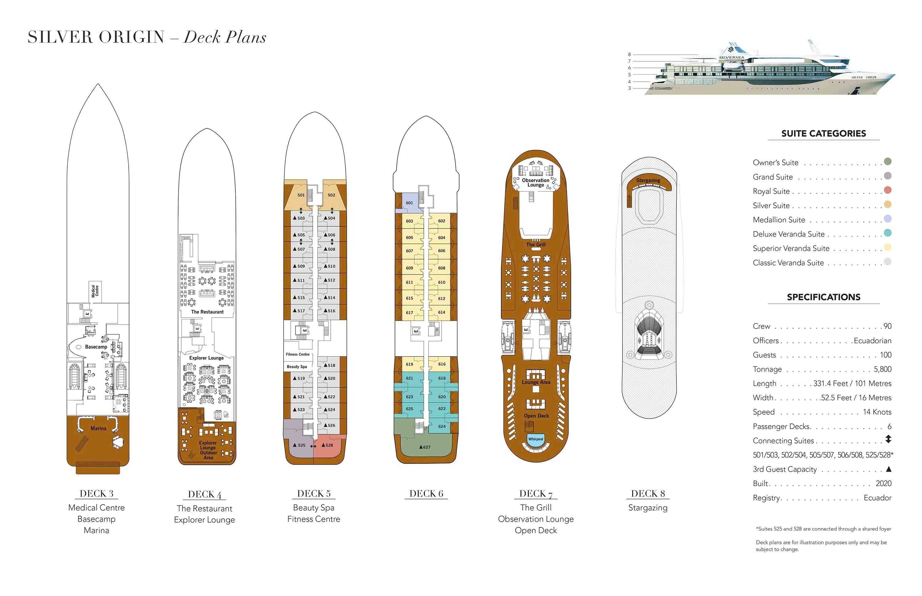 Silver Origin | Deck Plans