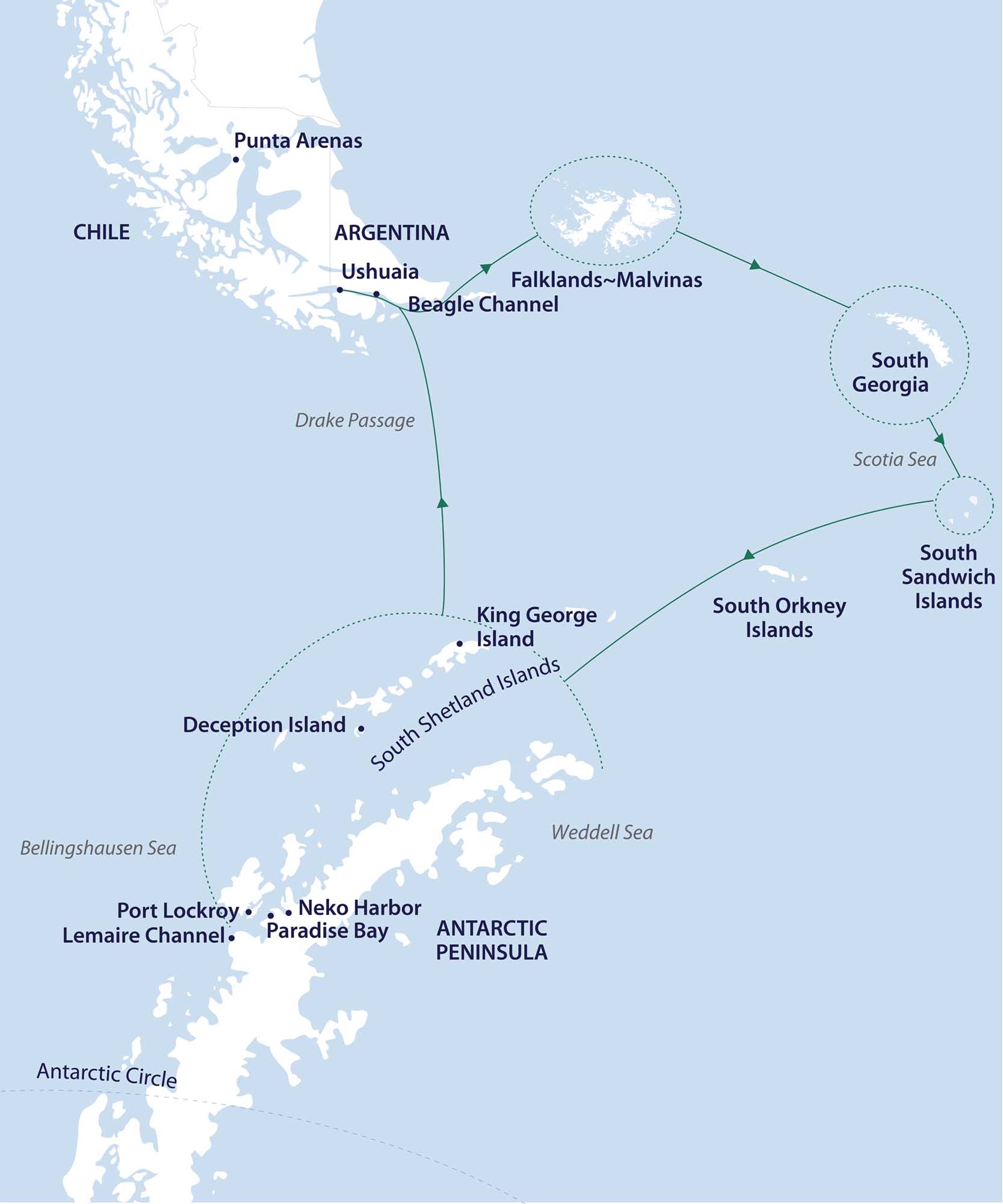 South Georgia & Antarctic Odyssey featuring the South Sandwich Islands