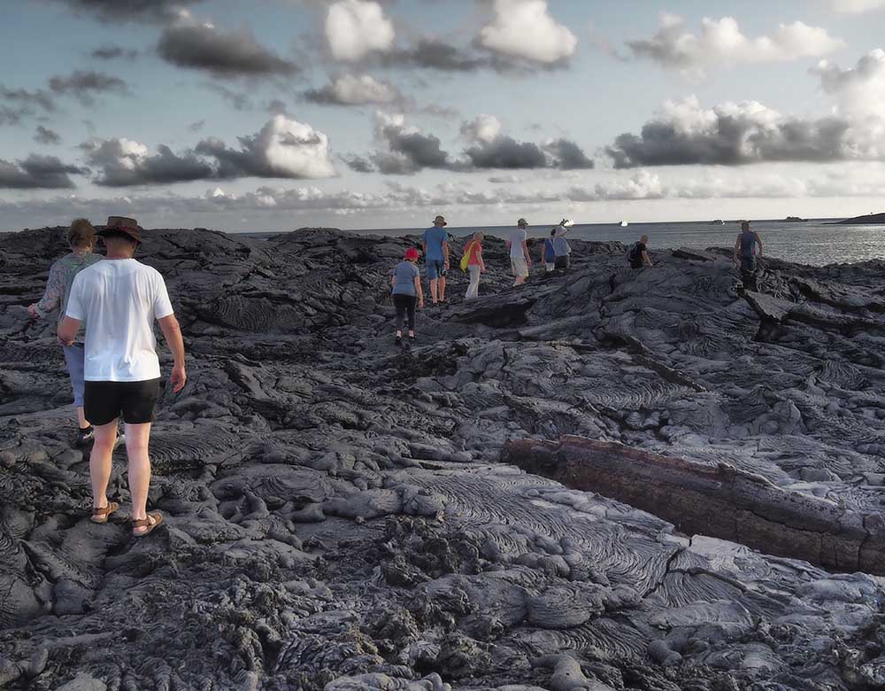 Bahía Sullivan | Pahoehoe lava flows | Galapagos Islands