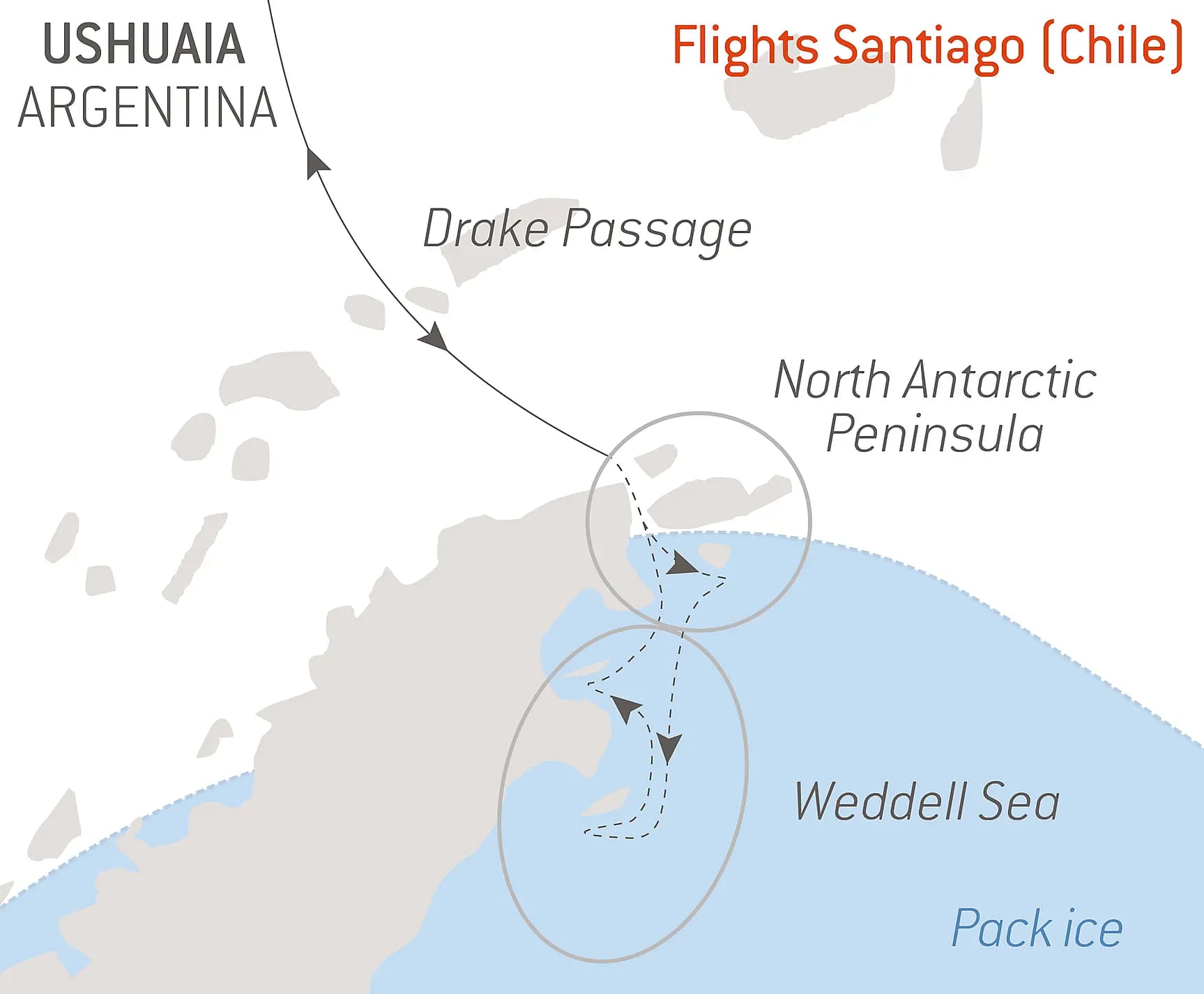 The Emperor Penguins of Weddell Sea | Map
