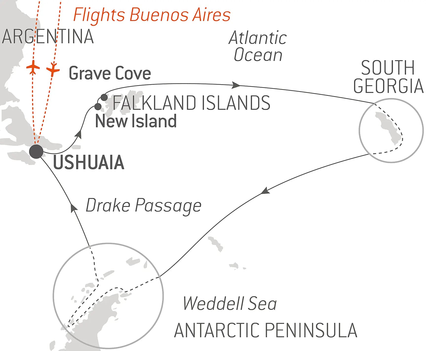 The Great Austral Loop | Map
