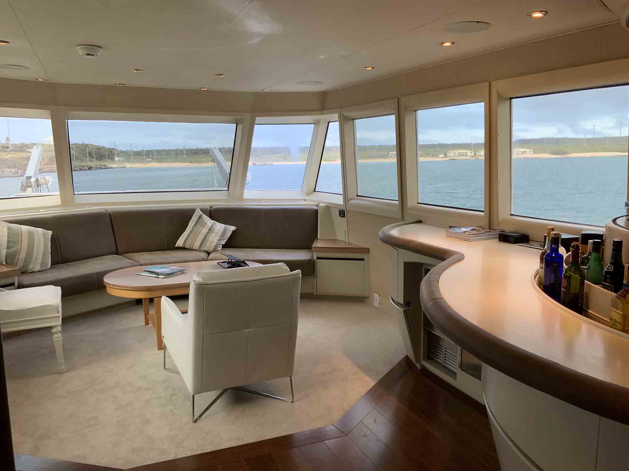Living area | Vision Yacht