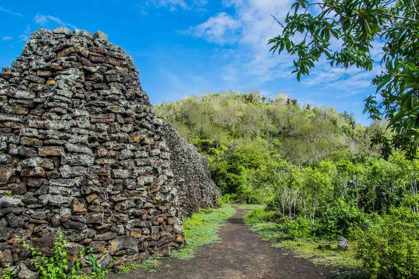 The Wall of Tears in Galapagos Islands