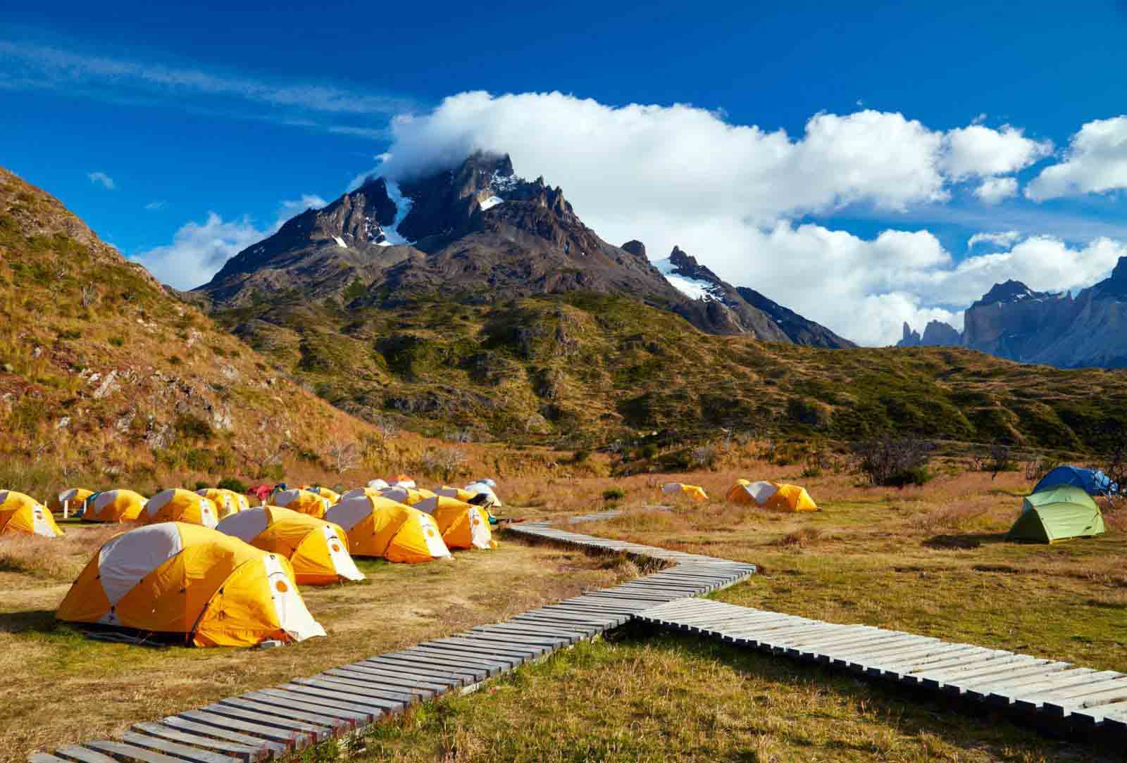 Camping and Refugio Paine Grande