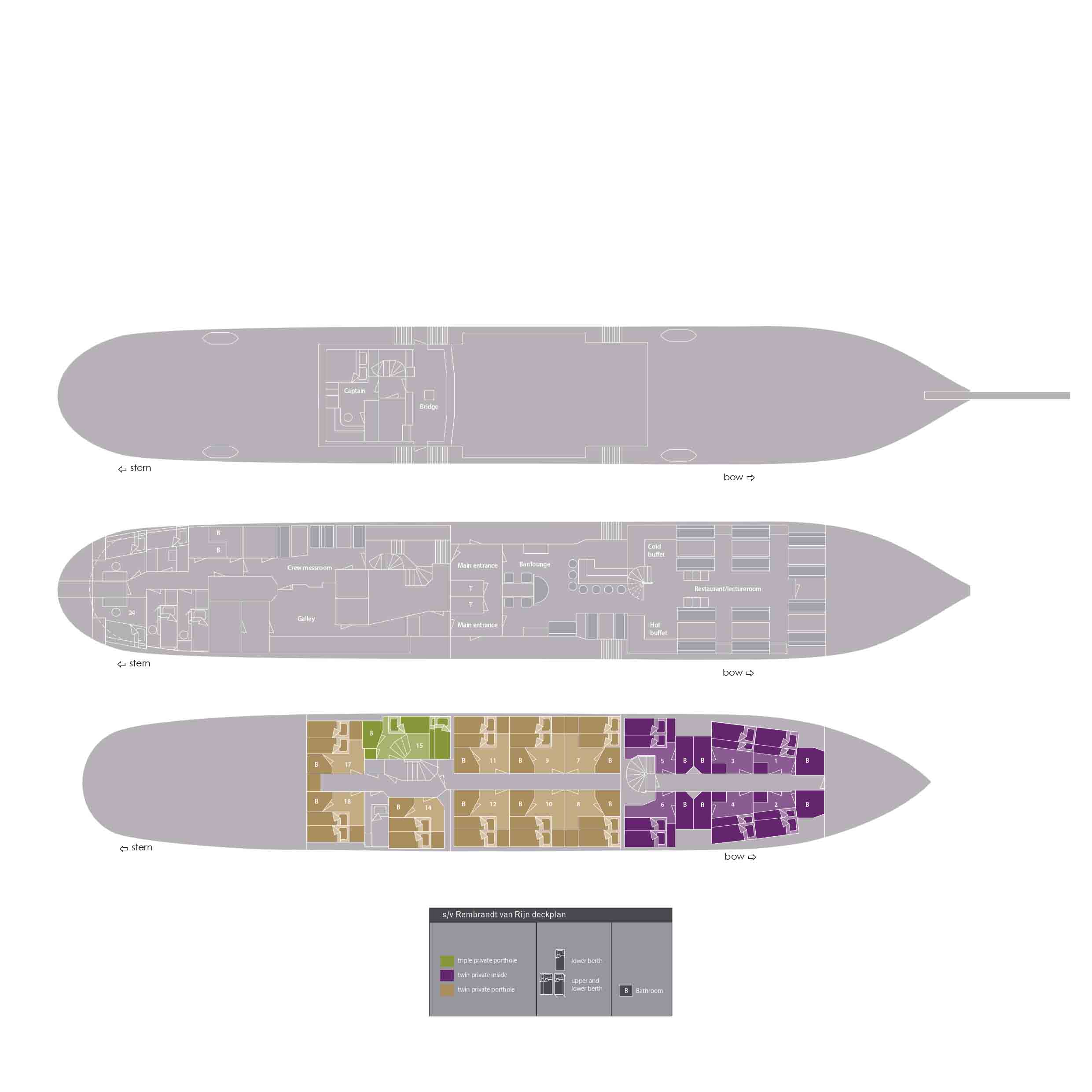 Deck plans | Rembrandt van Rijn