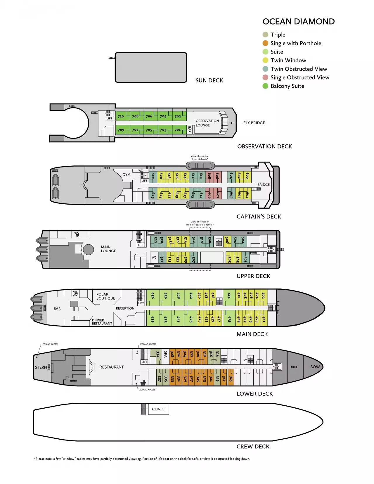 Deck plans | Ocean Adventurer