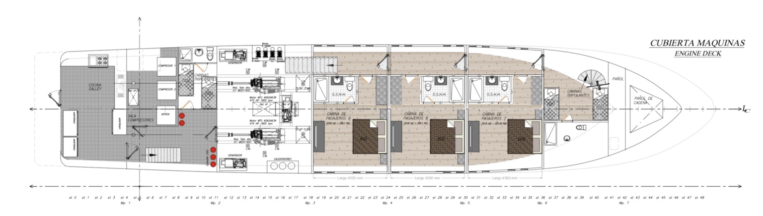 Lower Deck | Tiburon Explorer