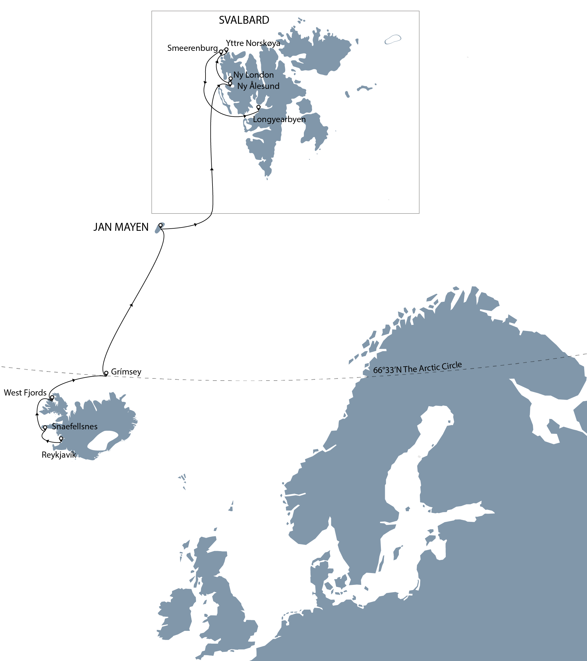 North Atlantic Expedition | Map