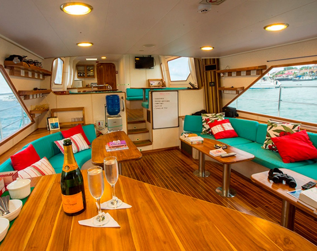 Living area | Nortada Yacht