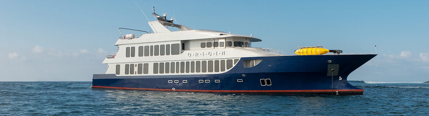 M/V Origin a unique ship in the Galapagos Islands
