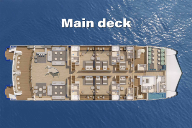 Main Deck | Hermes Catamaran