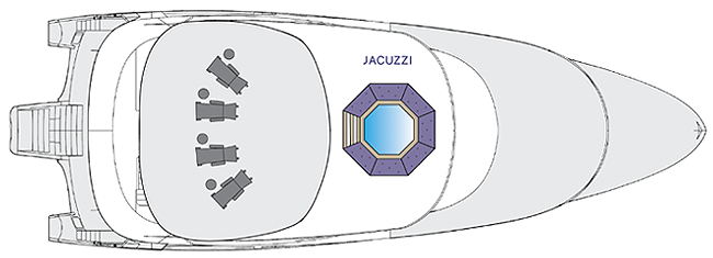 Sun deck | M/T Horizon 