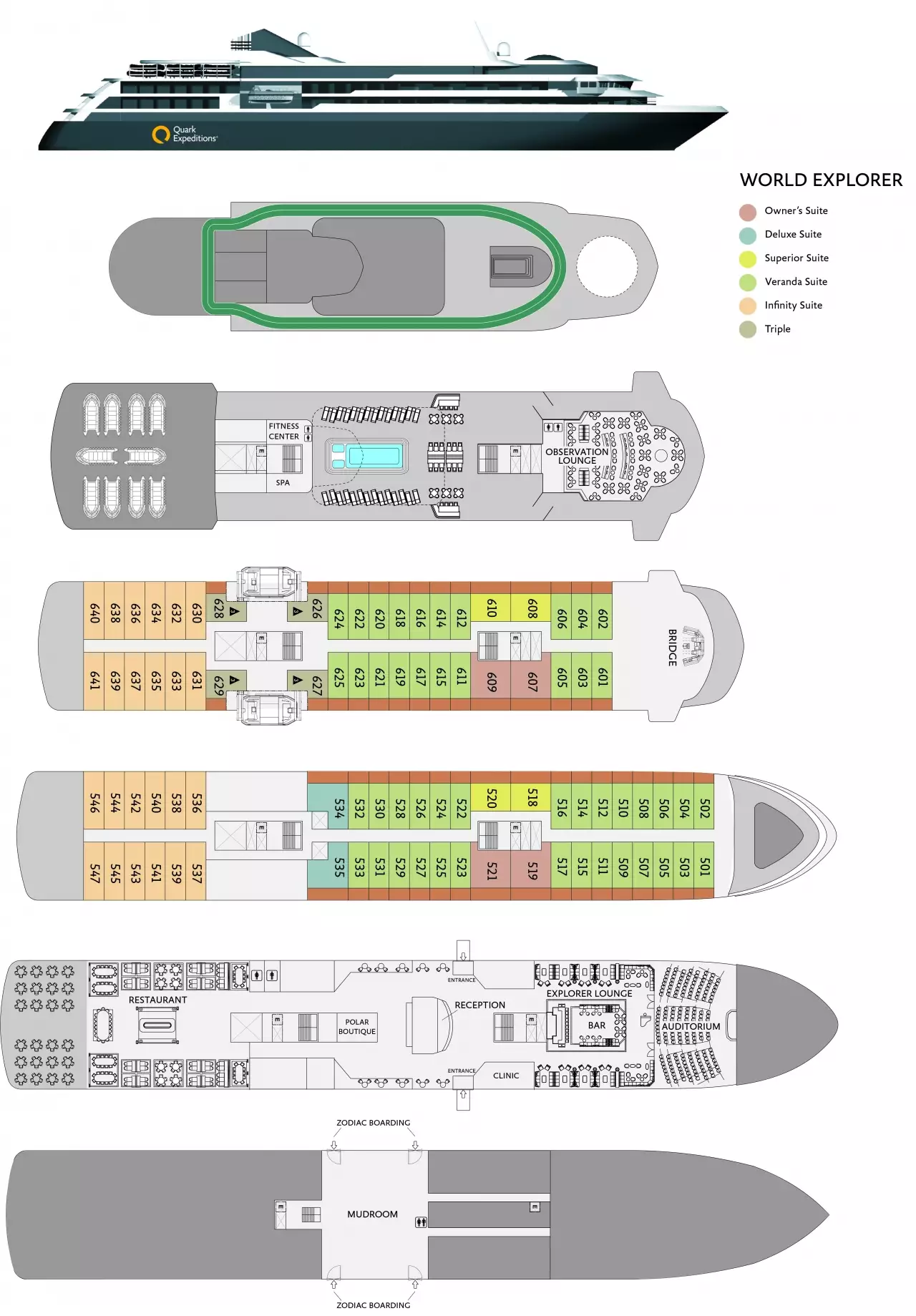 Deck plans | World Explorer