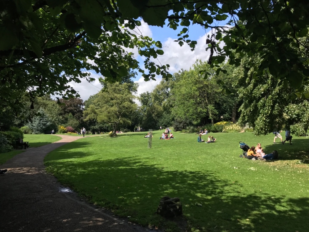 Relax in an english garden