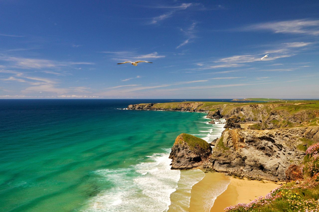 Bedruthan coast walk