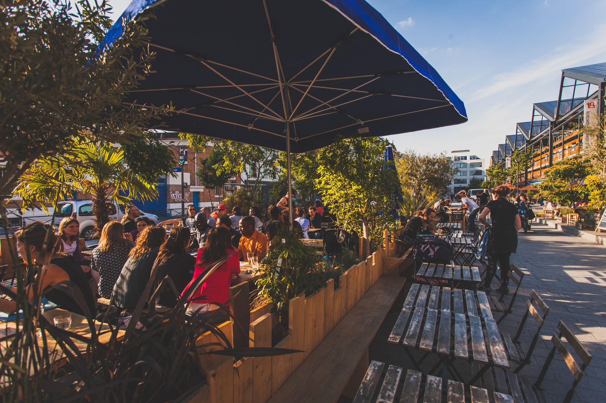 Evening in la Villette