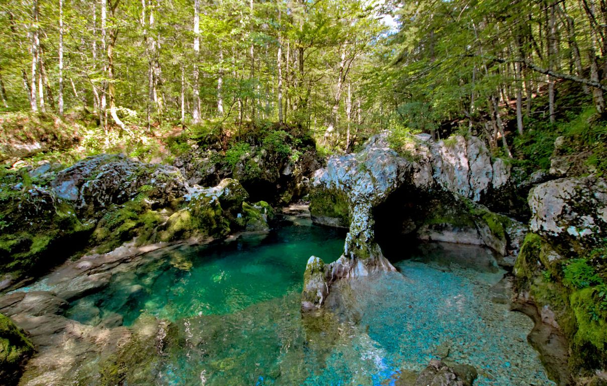 Hike along the Mostnica Gorge