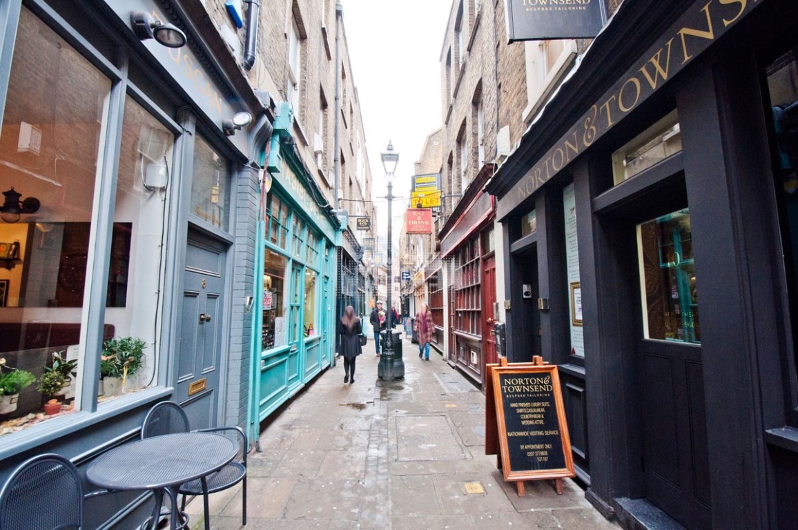 Walk in the cute Camden Passage