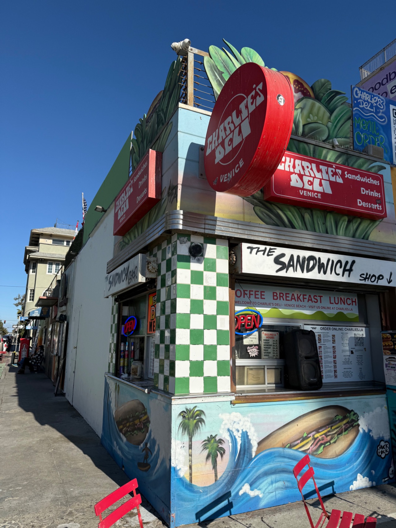 Cycle from Santa Monica to Venice Beach and stroll around Ocean Front Walk