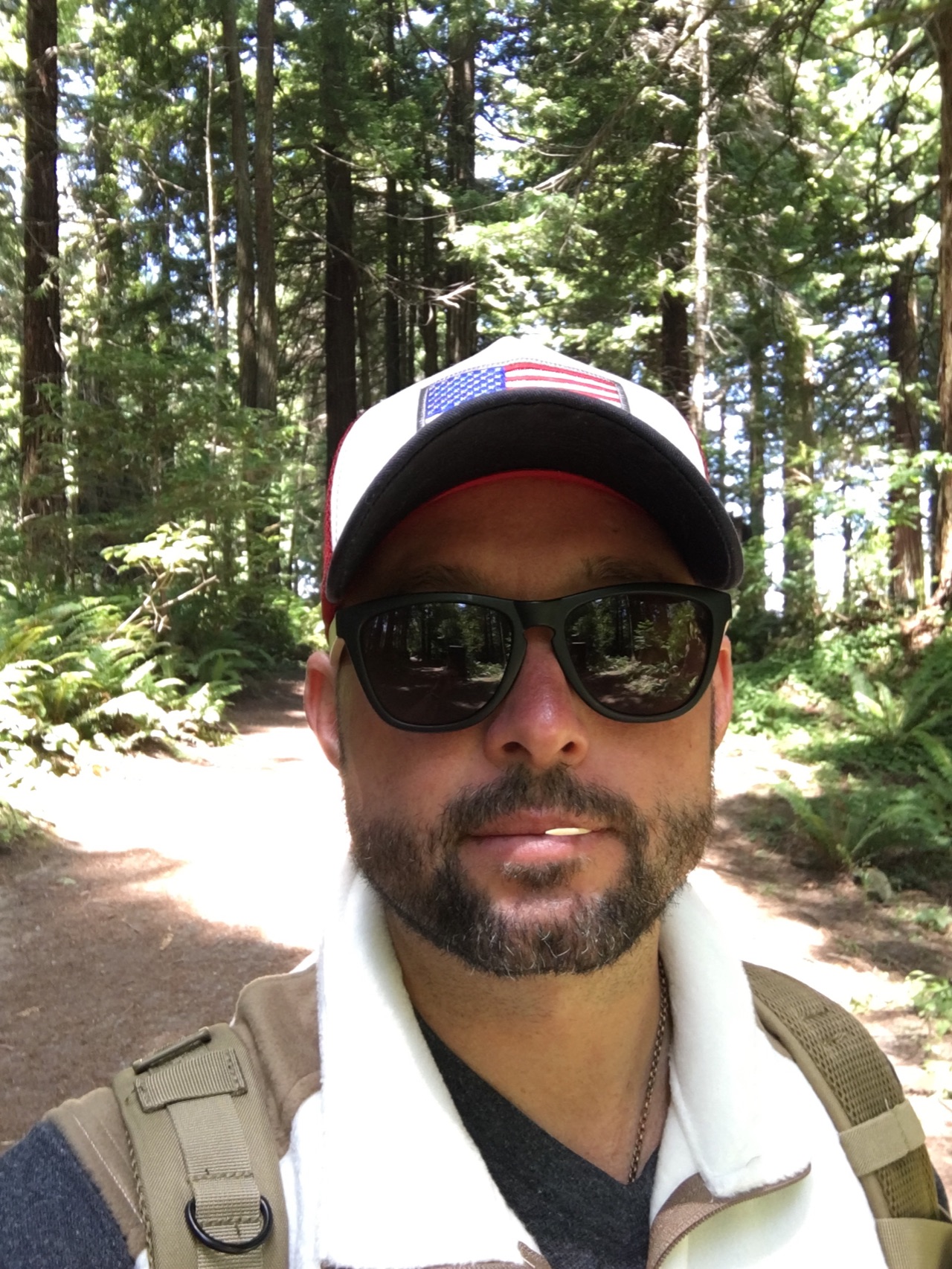 Loving my toothpick and shit eating grin