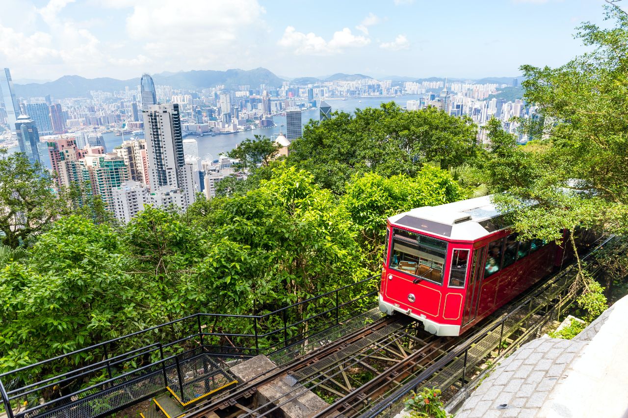 Ride up The Peak and walk down
